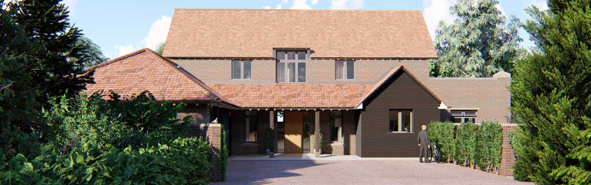 Converted agricultural barn in rural Essex by Acanthus RH Architects